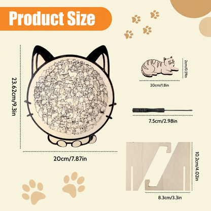PawPuzzle™  Wooden Puzzle