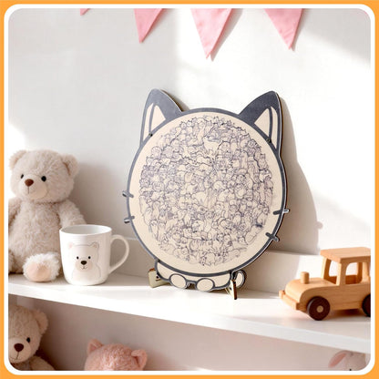 PawPuzzle™  Wooden Puzzle