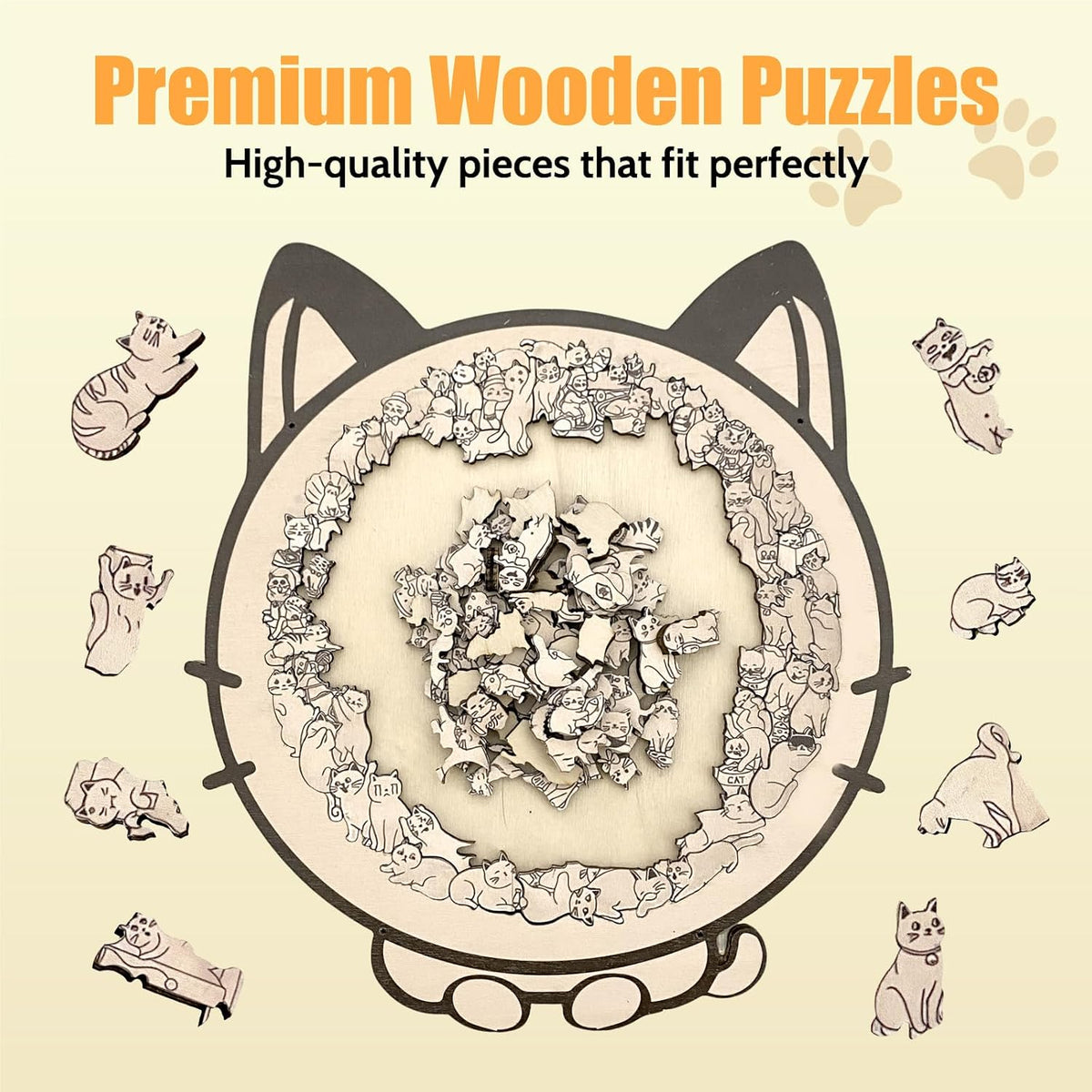 PawPuzzle™  Wooden Puzzle