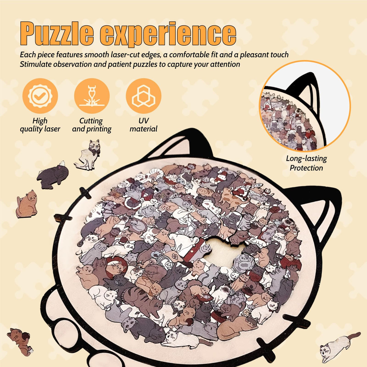 PawPuzzle™  Wooden Puzzle